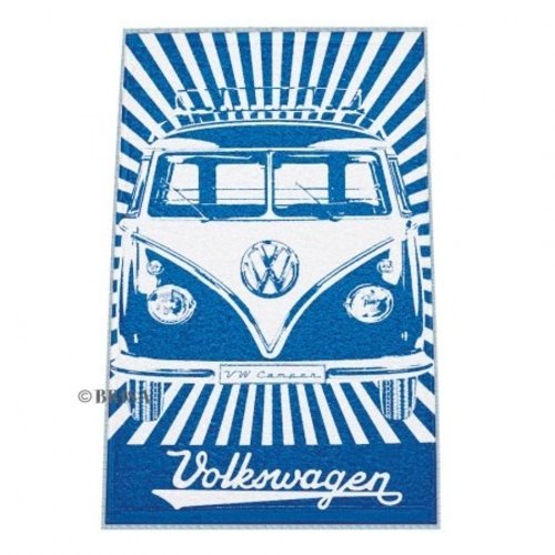 Volkswagen T1 blauw strandlaken Volkswagen T1 blauw strandlaken