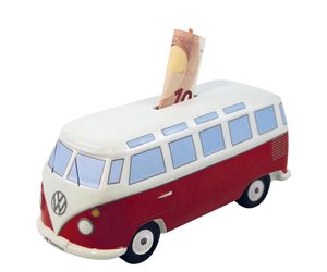 Volkswagen T1 bus rode spaarpot kopen v.a. €34,50 - Toeter Gadgets
