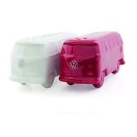 Volkswagen T1 bus 3D peper en zoutstel wit/rood