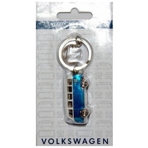 VW 3D Campervan Metal Colour sleutelhanger Blauw VW 3D Campervan Metal Colour sleutelhanger Blauw