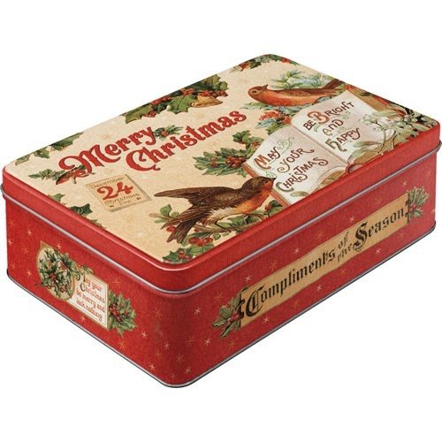 Merry Christmas 3 delig metalen box Set