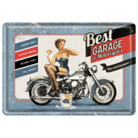 Best Garage for Motorcycles metalen kaart
