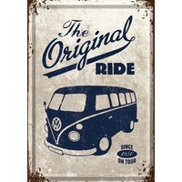 VW T1 Buli the Original Ride metalen postkaart