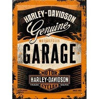 Harley Davidson Genuine Garage metalen plaat 15x20 cm