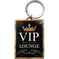 Sleutelhanger Vip Only Black 6x4,5 cm