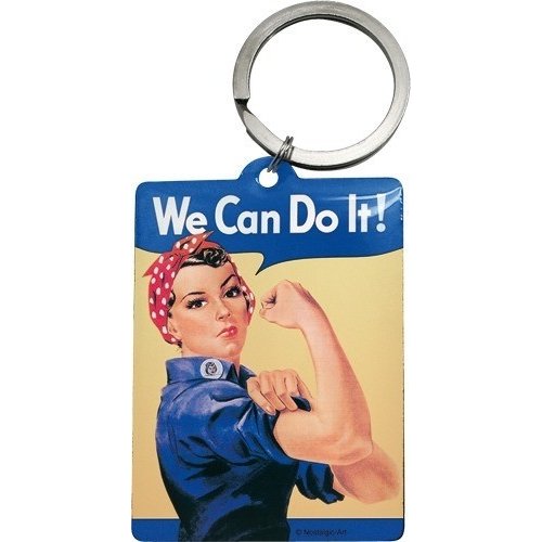 Sleutelhanger We can do it 6x4,5 cm Sleutelhanger We can do it 6x4,5 cm