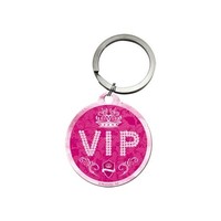 Sleutelhanger Vip Only Pink Ø 4 cm