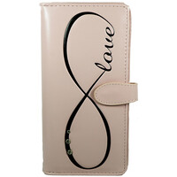 Grote roze dames portemonnee Infinity Love