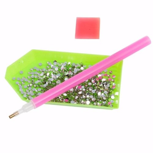 Volkswagen T1 Diamant Painting groen 40x50 cm Volkswagen T1 Diamant Painting groen 40x50 cm