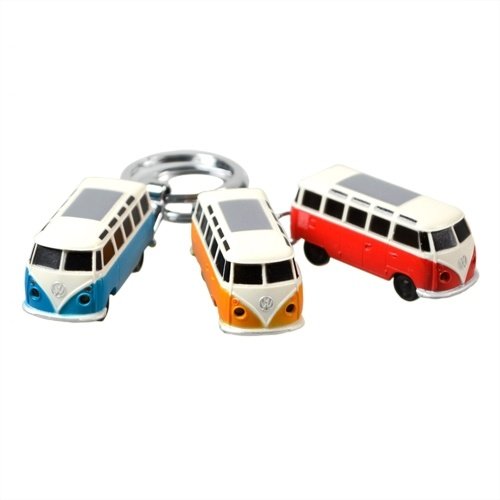 VW T1 Samba bus gele sleutelhanger met ledlampje VW T1 Samba bus gele sleutelhanger met ledlampje