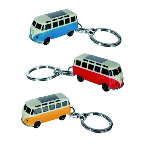 VW T1 Samba bus gele sleutelhanger met ledlampje VW T1 Samba bus gele sleutelhanger met ledlampje