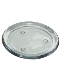 Glazen onderzetter voor grote Ambiente kaars