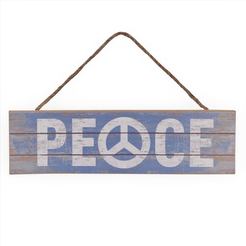 Houten tekstbord Peace Houten tekstbord Peace