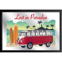 VW Bulli T1 Spiegel Lost in Paradise Surfboard links