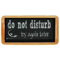 Hanging sign Do not disturb try again later
