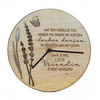 Good Times Houten Klok Liefste Vriendin