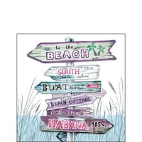 Ambiente Servetten Road Signs Bleu 25x25cm 20st