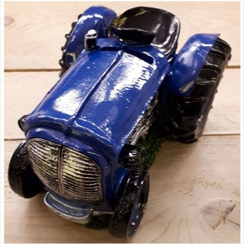 Spaarpot tractor blauw Spaarpot tractor blauw