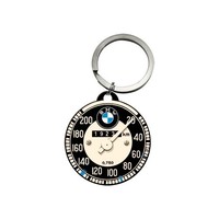 BMW Tachometer ronde metalen sleutelhanger Ø 4 cm