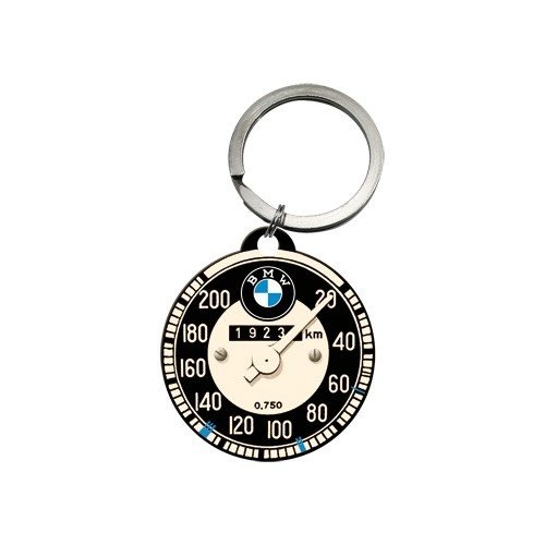 BMW BMW Tachometer ronde metalen sleutelhanger Ø 4 cm