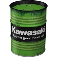 Spardose Ölfass Kawasaki - Let the good times roll