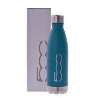 Fiat 500 Trinkflasche blau, Ø6,2 x H25,6 cm, 0,5 l