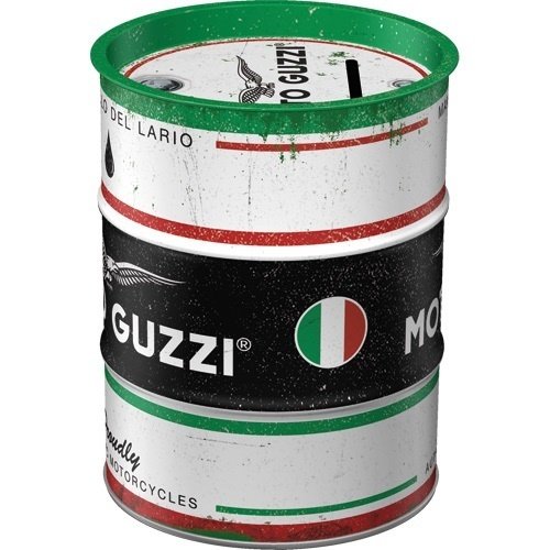 Money Box Oil Barrel Moto Guzzi Italian Motorcycle Oil
