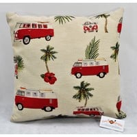 VW T1 Bus Palm Hawaii sierkussen 45x45 cm