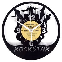 Rockstar Wanduhr