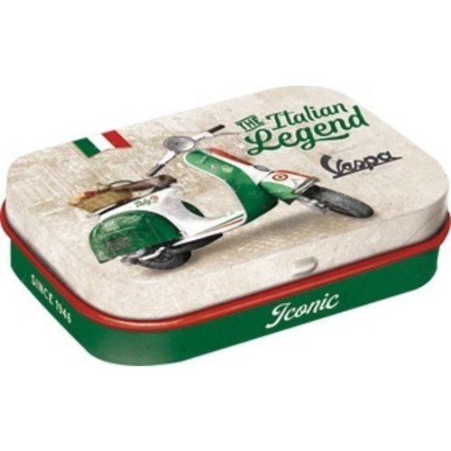 Vespa Vespa - Italian Legend metalen mintbox Vespa Vespa - Italian Legend metalen mintbox