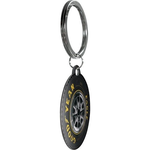 Goodyear Eagle- band ronde metalen sleutelhanger Ø 4 cm