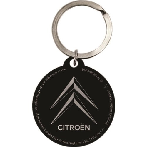 Citroën Citroën Tachometer rund Metall Schlüsselanhänger Ø 4 cm