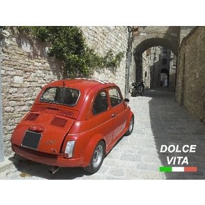 Fiat Fiat 500 R Dolce Vita Metallschild 20x30 cm