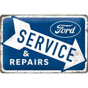 Ford Ford - Service & Repairs Metallschild 20x30 cm