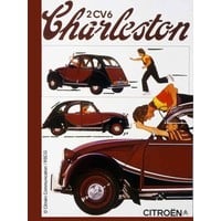 Citroën 2 CV Charleston metalen bord 20x30 cm