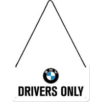 BMW Drivers Only hangend bordje 10x20 cm