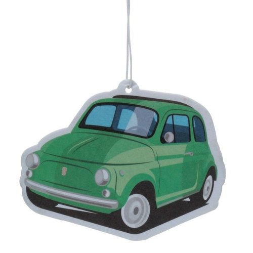 Fiat Retro groene Fiat 500 Luchtverfrisser – Pepermunt