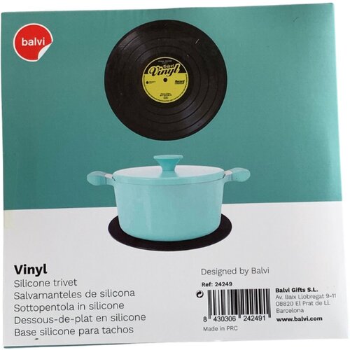 Greatest Hits Vinyl Silicone pannenonderzetter in de vorm van een LP