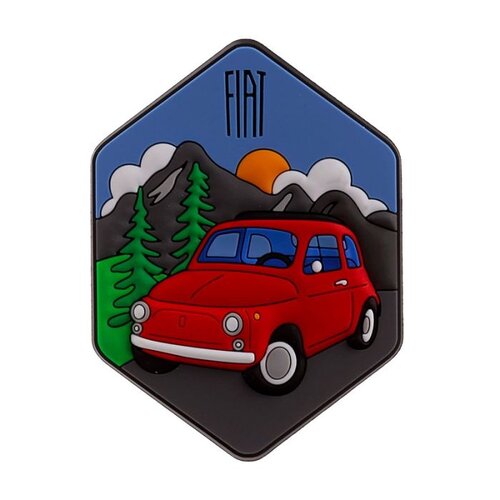 Fiat Fiat 500 PVC Magnet Dolomitengebirge