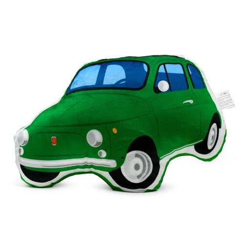 Fiat Fiat 500 grünes Plüsch-Deko-Kissen