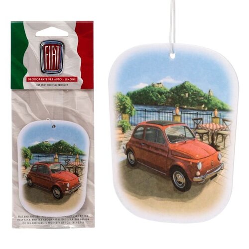 Fiat Fiat 500 Mountain Scene Lufterfrischer – Zitrone Fiat Fiat 500 Mountain Scene Lufterfrischer – Zitrone