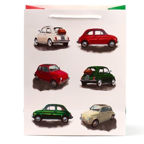 Fiat Fiat 500 Retro Repeat - Cadeautasje Large Fiat Fiat 500 Retro Repeat - Cadeautasje Large
