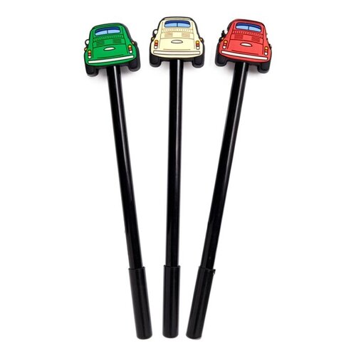 Fiat Fiat 500 retro pen met fijne punt en siliconen top
