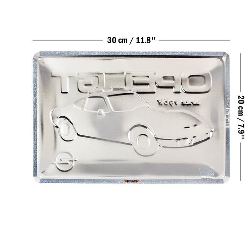 Opel Opel - GT since 1968 Metall-Wandschild 20x30 cm Opel Opel - GT since 1968 Metall-Wandschild 20x30 cm