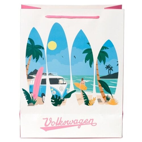 Volkswagen VW T1 Bus Cadeautasje The Waves are Calling– Large