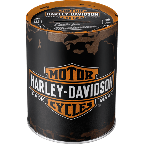 Harley Davidson Blikken spaarpot Harley-Davidson Genuine Logo