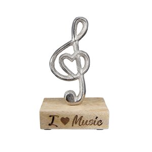 Standaard I Love Music muzieksleutel