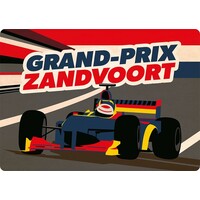 Metalen bord Grand Prix Zandvoort 21x14,8 cm