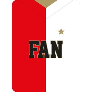 Metalen magneet 010 Fan 5,5x7,5 cm