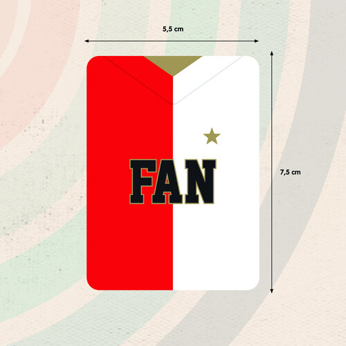 Metalen magneet 010 Fan 5,5x7,5 cm Metalen magneet 010 Fan 5,5x7,5 cm